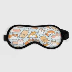 Маска для сна 3D Корги