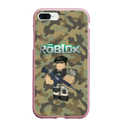 Чехол для iPhone 7Plus/8 Plus матовый Roblox 23 February Camouflage