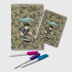 Блокнот Roblox 23 February Camouflage