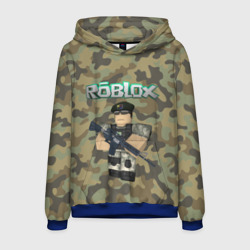 Мужская толстовка 3D Roblox 23 February Camouflage