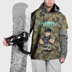 Накидка на куртку 3D Roblox 23 February Camouflage