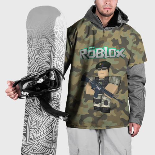 Накидка на куртку 3D Roblox 23 February Camouflage, цвет 3D печать