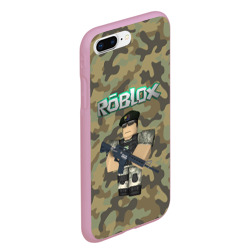 Чехол для iPhone 7Plus/8 Plus матовый Roblox 23 February Camouflage - фото 2