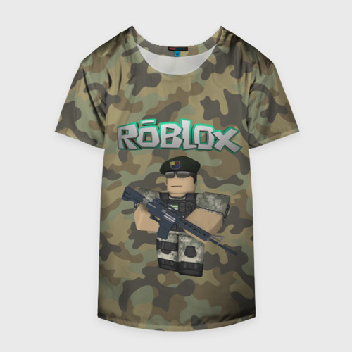 Накидка на куртку 3D Roblox 23 February Camouflage, цвет 3D печать - фото 4