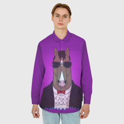 Мужская рубашка oversize 3D БоДжек Арт 1 - фото 2