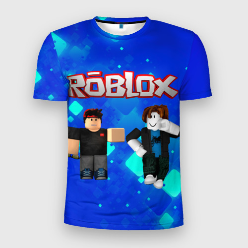 Мужская футболка 3D Slim Roblox, цвет 3D печать