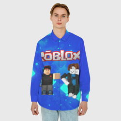 Мужская рубашка oversize 3D Roblox - фото 2