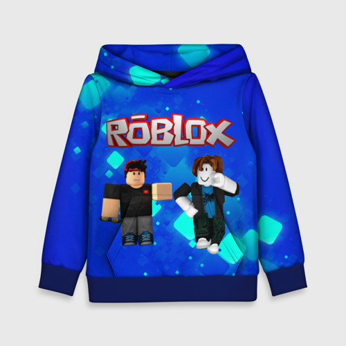 Детская толстовка 3D Roblox, цвет синий