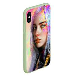 Чехол для iPhone XS Max матовый Billie Pinky Wave - фото 2