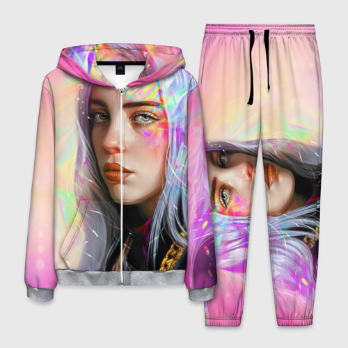 Мужской костюм 3D Billie Pinky Wave, цвет меланж