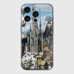 Чехол для iPhone 15 Pro силиконовый с защитой камеры Heroes