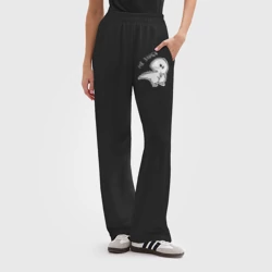 Женские брюки oversize без начеса хлопок Не Злися - фото 2