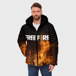 Мужская зимняя куртка 3D Free fire - фото 2