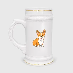 Кружка пивная Корги