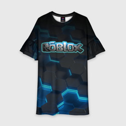 Детское платье 3D Roblox Neon Hex