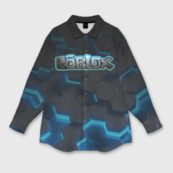 Мужская рубашка oversize 3D Roblox Neon Hex