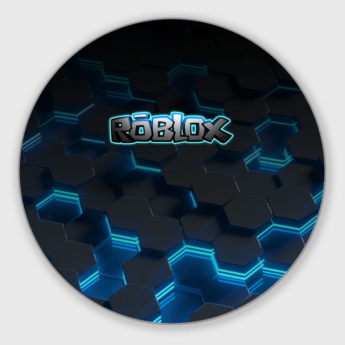 Круглый коврик для мышки Roblox Neon Hex