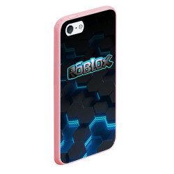 Чехол для iPhone 5/5S матовый Roblox Neon Hex - фото 2