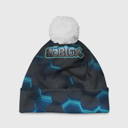 Шапка 3D c помпоном Roblox Neon Hex