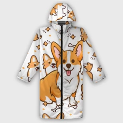 Дождевик унисекс 3D Корги