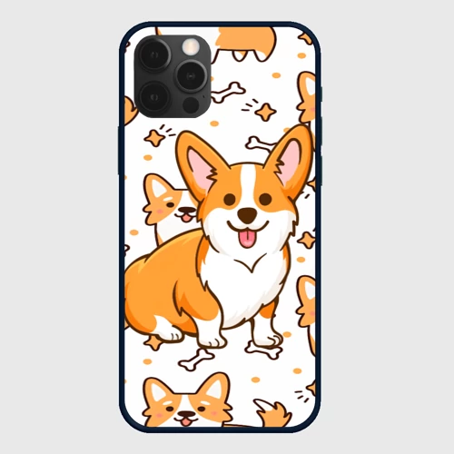 Чехол для iPhone 12 Pro Max Корги