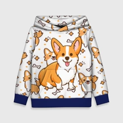 Детская толстовка 3D Корги