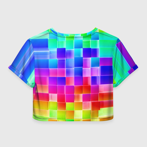 Женская футболка Crop-top 3D Роблокс, цвет 3D печать - фото 2