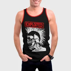 Мужская майка 3D The Exploited - фото 2
