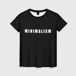 Женская футболка 3D Minimalism