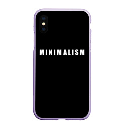 Чехол для iPhone XS Max матовый Minimalism