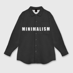 Женская рубашка oversize 3D Minimalism