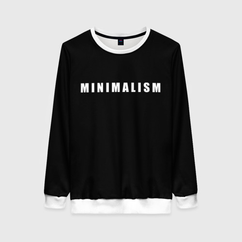 Женский свитшот 3D Minimalism, цвет 3D печать