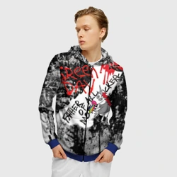 Мужская толстовка 3D на молнии Green Day - Father of All MF - фото 2