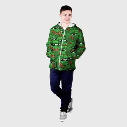Мужская куртка 3D Pepe The Frog pattern - фото 2