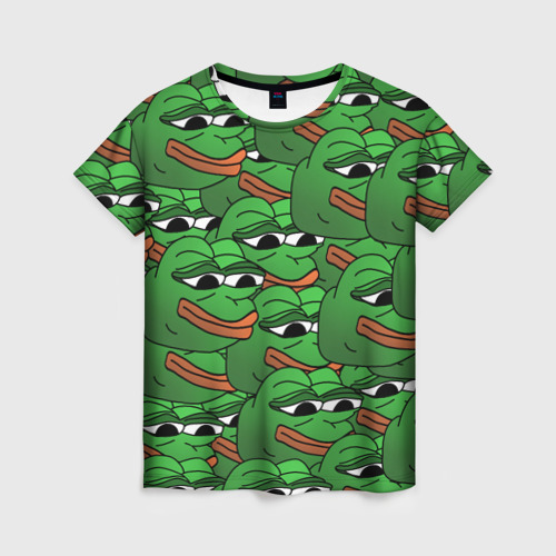 Женская футболка 3D Pepe The Frog, цвет 3D печать