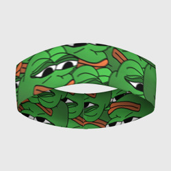 Повязка на голову 3D Pepe The Frog
