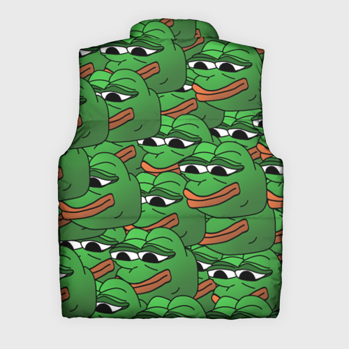 Мужской жилет утепленный 3D Pepe The Frog, цвет красный - фото 2