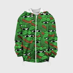 Детская куртка 3D Pepe The Frog pattern