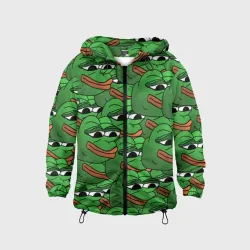 Детская ветровка 3D Pepe The Frog pattern