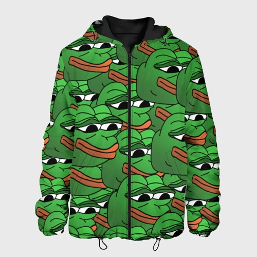 Мужская куртка 3D Pepe The Frog pattern