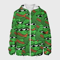 Мужская куртка 3D Pepe The Frog pattern