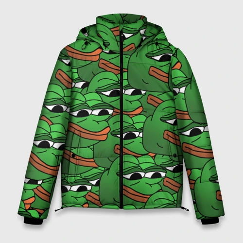 Мужская зимняя куртка 3D Pepe The Frog pattern
