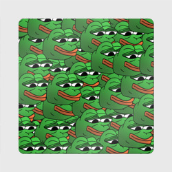 Магнит виниловый Квадрат Pepe The Frog