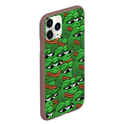 Чехол для iPhone 11 Pro Max матовый Pepe The Frog - фото 2