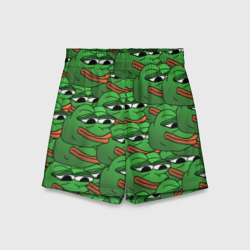 Детские спортивные шорты 3D Pepe The Frog