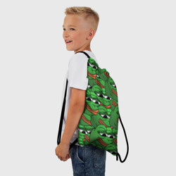 Рюкзак-мешок 3D Pepe The Frog pattern - фото 2