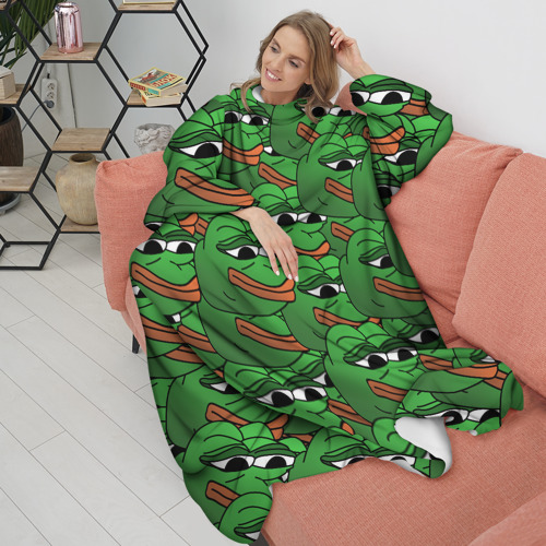 Плед с рукавами Pepe The Frog - фото 3