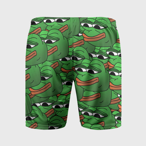 Мужские шорты спортивные Pepe The Frog, цвет 3D печать - фото 2