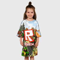 Детское платье 3D Roblox - фото 2