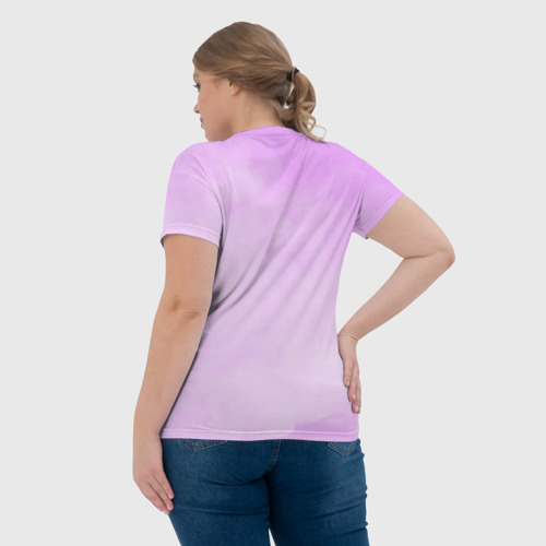 Женская футболка 3D Енот, цвет 3D печать - фото 7